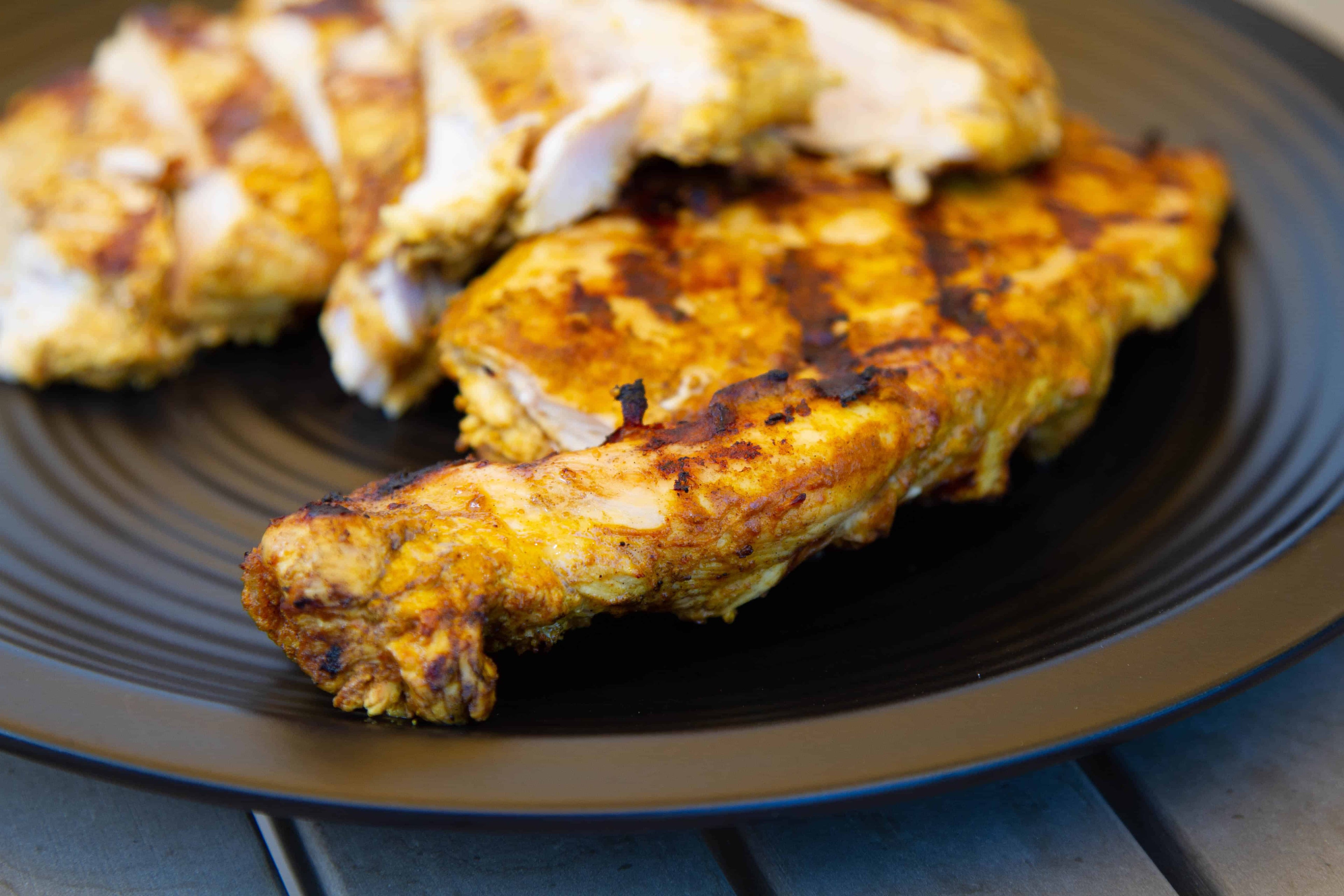 Tandoori-style grilled chicken breast recipe