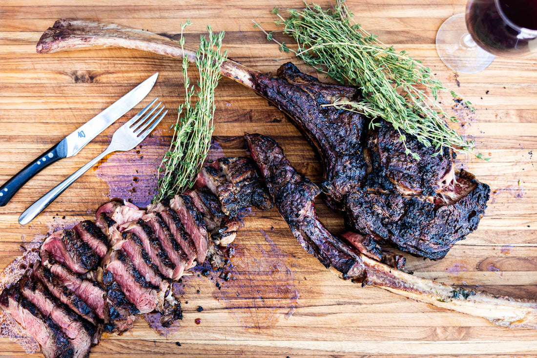 Grilled Tomahawk Steaks: Temperature Tips