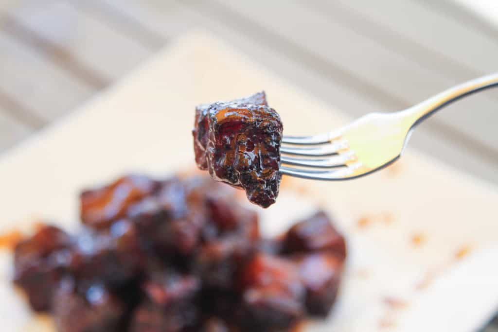 Smoked Pork Belly Burnt Ends Recipe