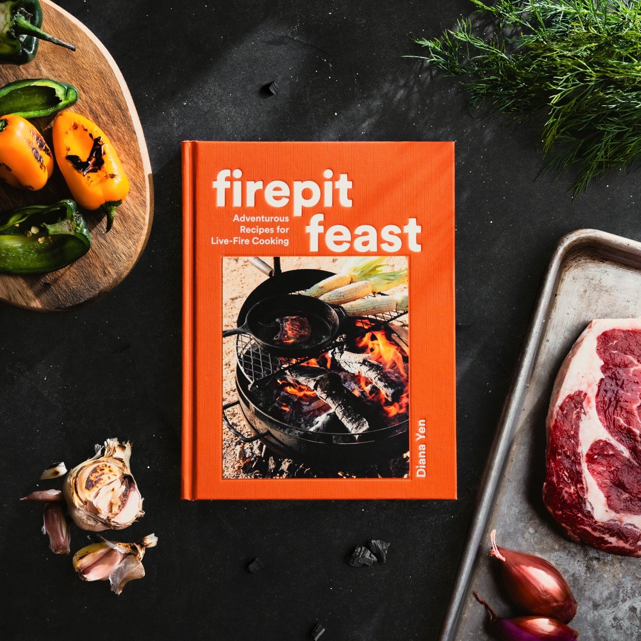 Firepit Feast, Adventurous Recipes for Live-Fire Cooking by Diana Yen