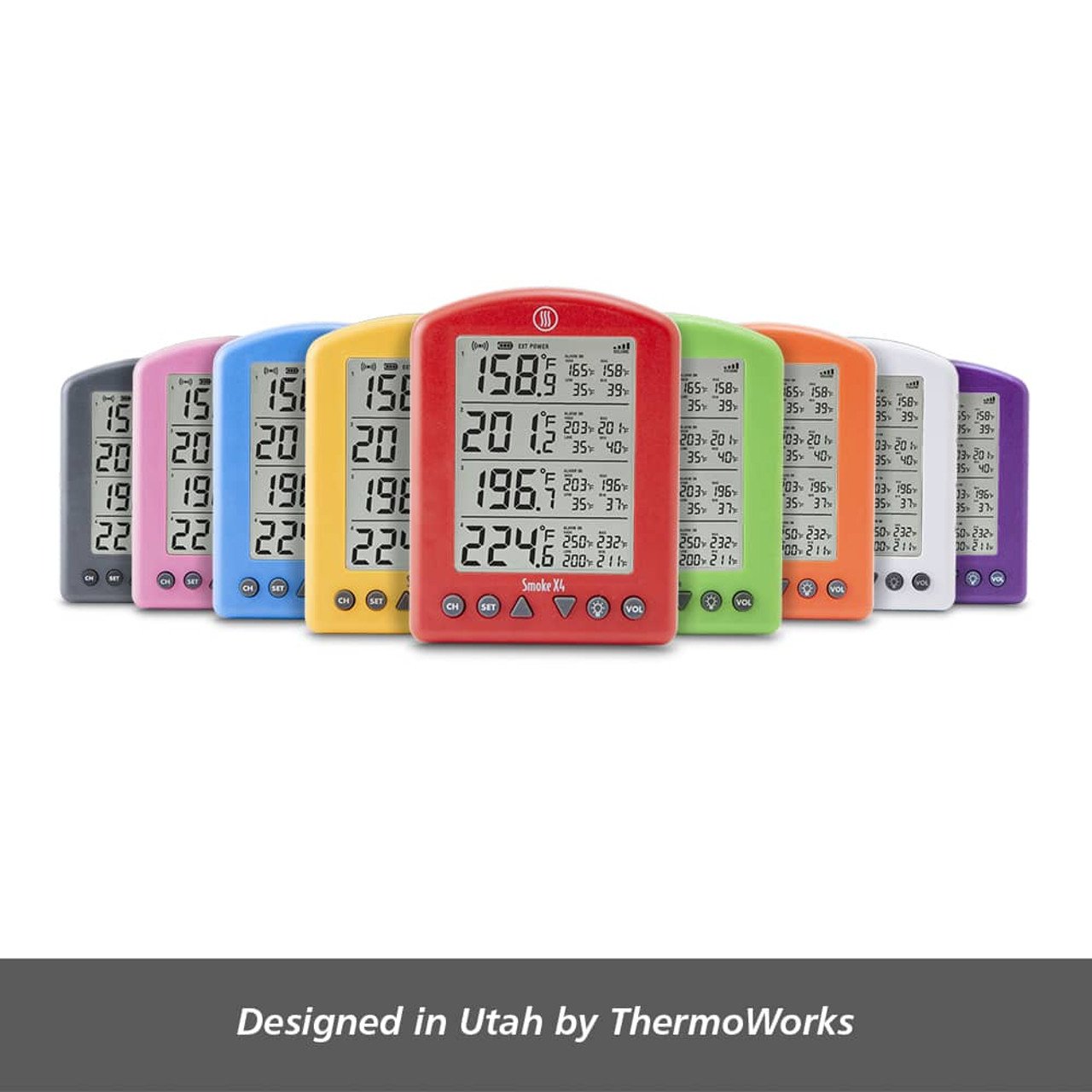 Smoke X4® Long-Range Remote BBQ Alarm Thermometer