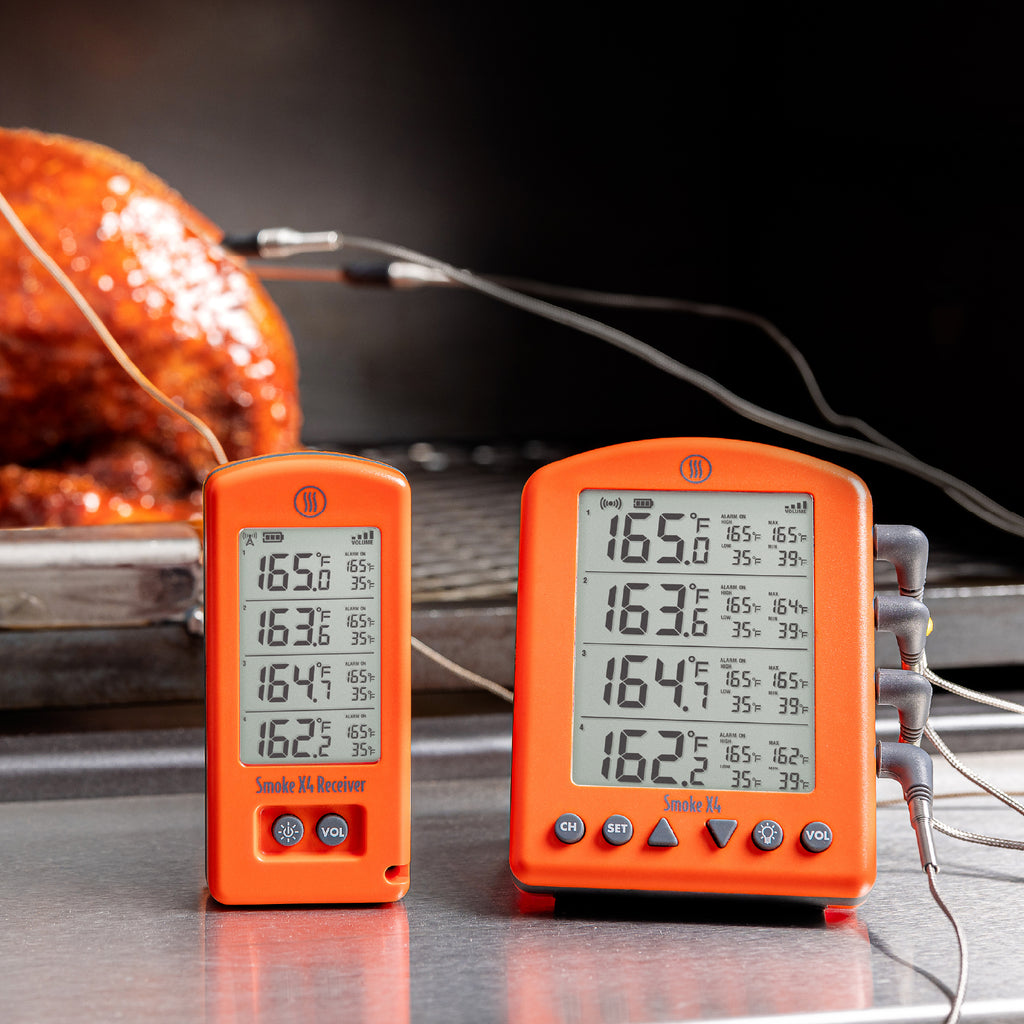 Smoke X4® Long-Range Remote BBQ Alarm Thermometer