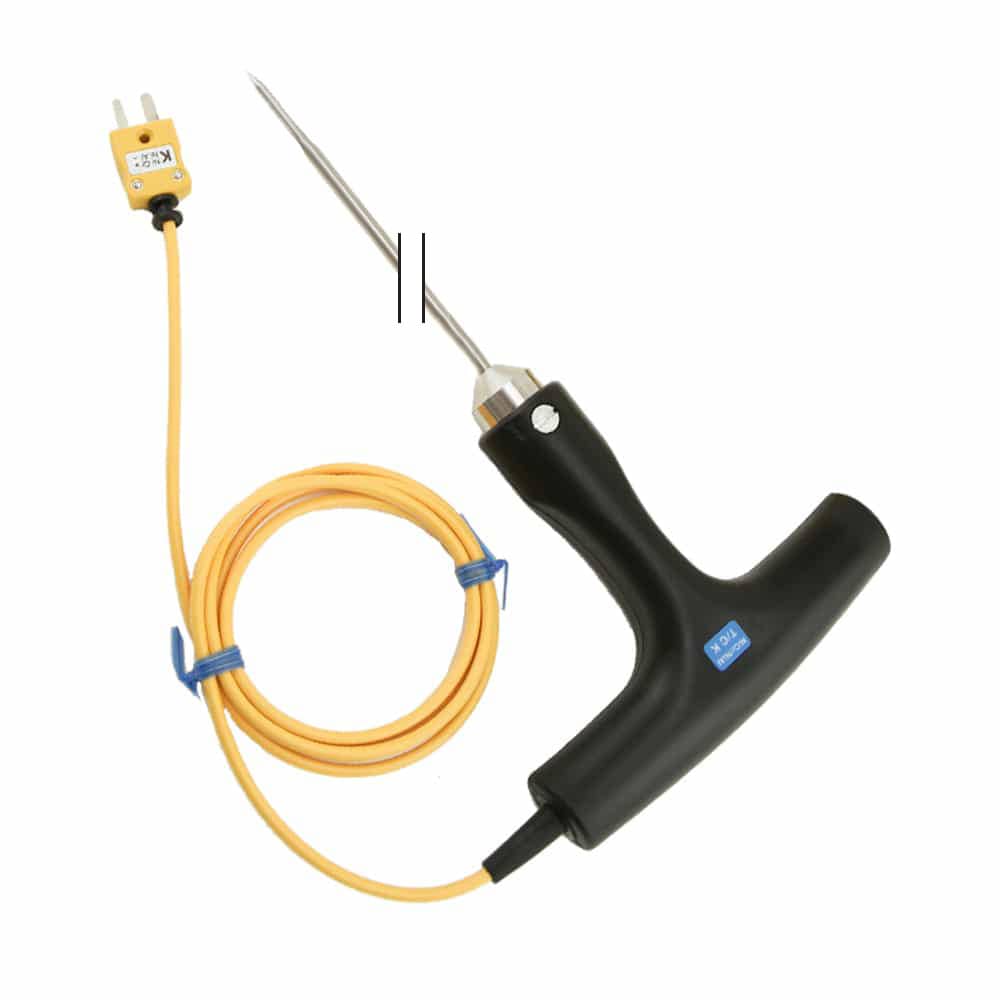 Heavy Duty T-Handle, 1/4-inch Dia, 12-inch Probe, Reduced Tip  (K-120)