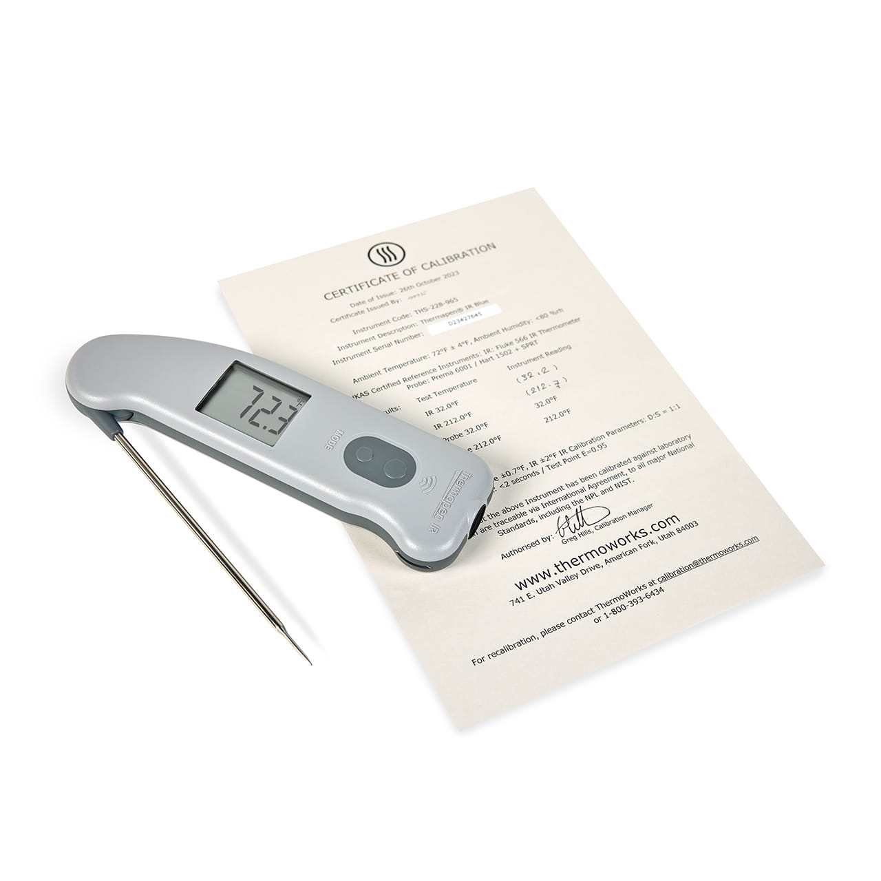 Thermapen® IR Blue - Bluetooth Infrared Temperature Probe