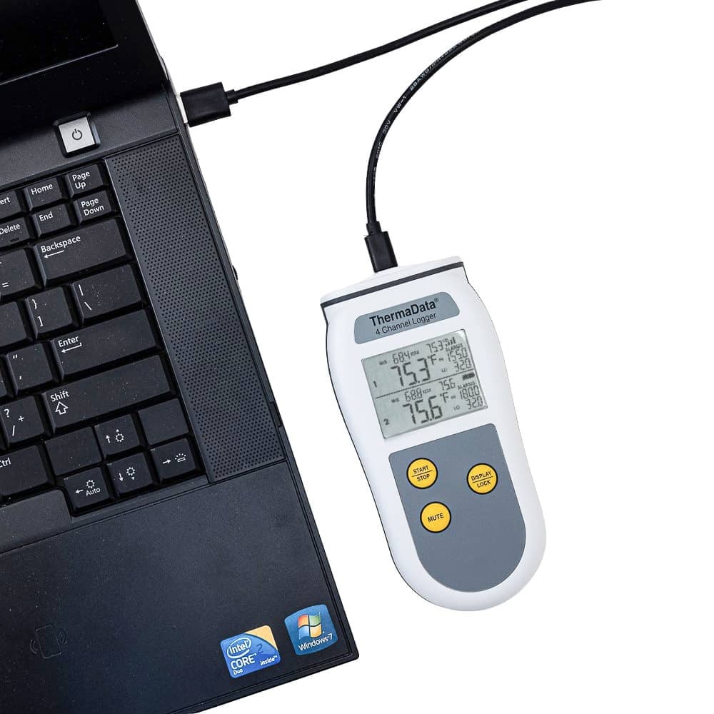 ThermaData® 4-Channel Data Logger