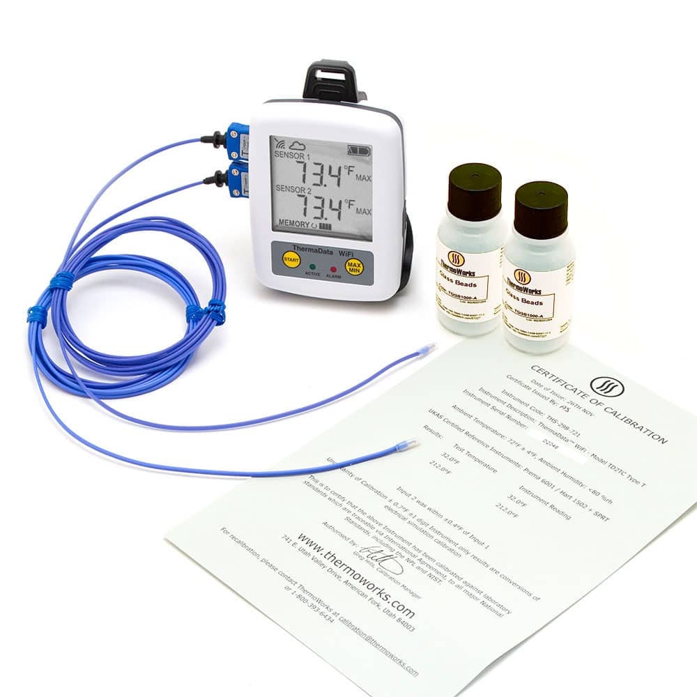 ThermaData® WiFi Ultra-low Temp Vaccine Storage Digital Datalogger Kit (DDL)