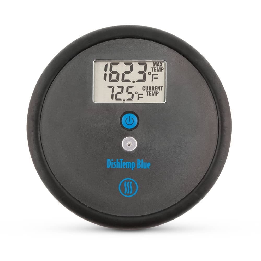 DishTemp® Blue - Plate-simulating Dishwasher Thermometer with Bluetooth® Wireless Technology