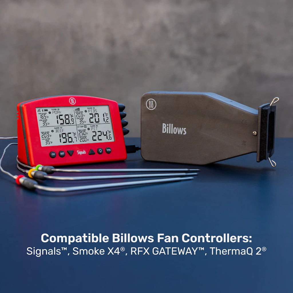Billows® BBQ Temperature Control Fan Kit with Damper