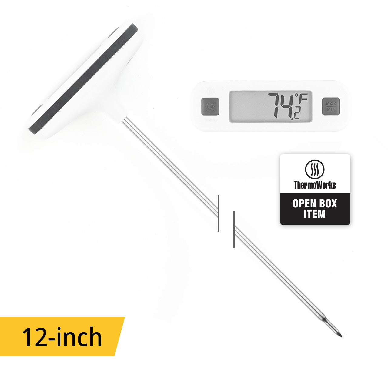 T-Grip® Heavy Duty Waterproof Thermometer - Open Box Special